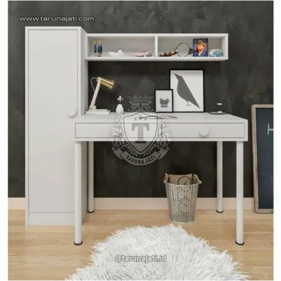 Meja Belajar Minimalis Modern Warna Putih Meja Belajar Minimalis Modern Warna Putih