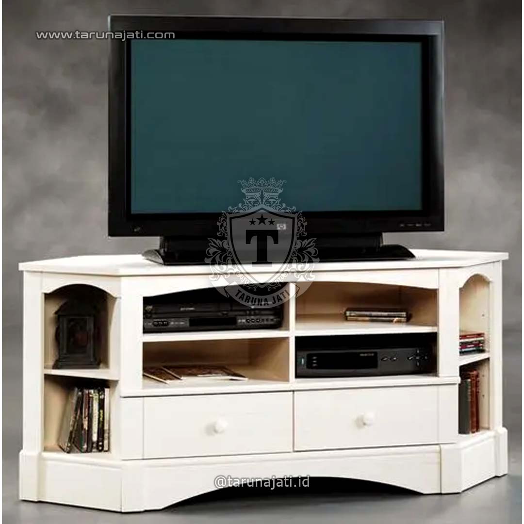 Meja TV Minimalis Putih 2 Laci Meja TV Minimalis Putih 2 Laci