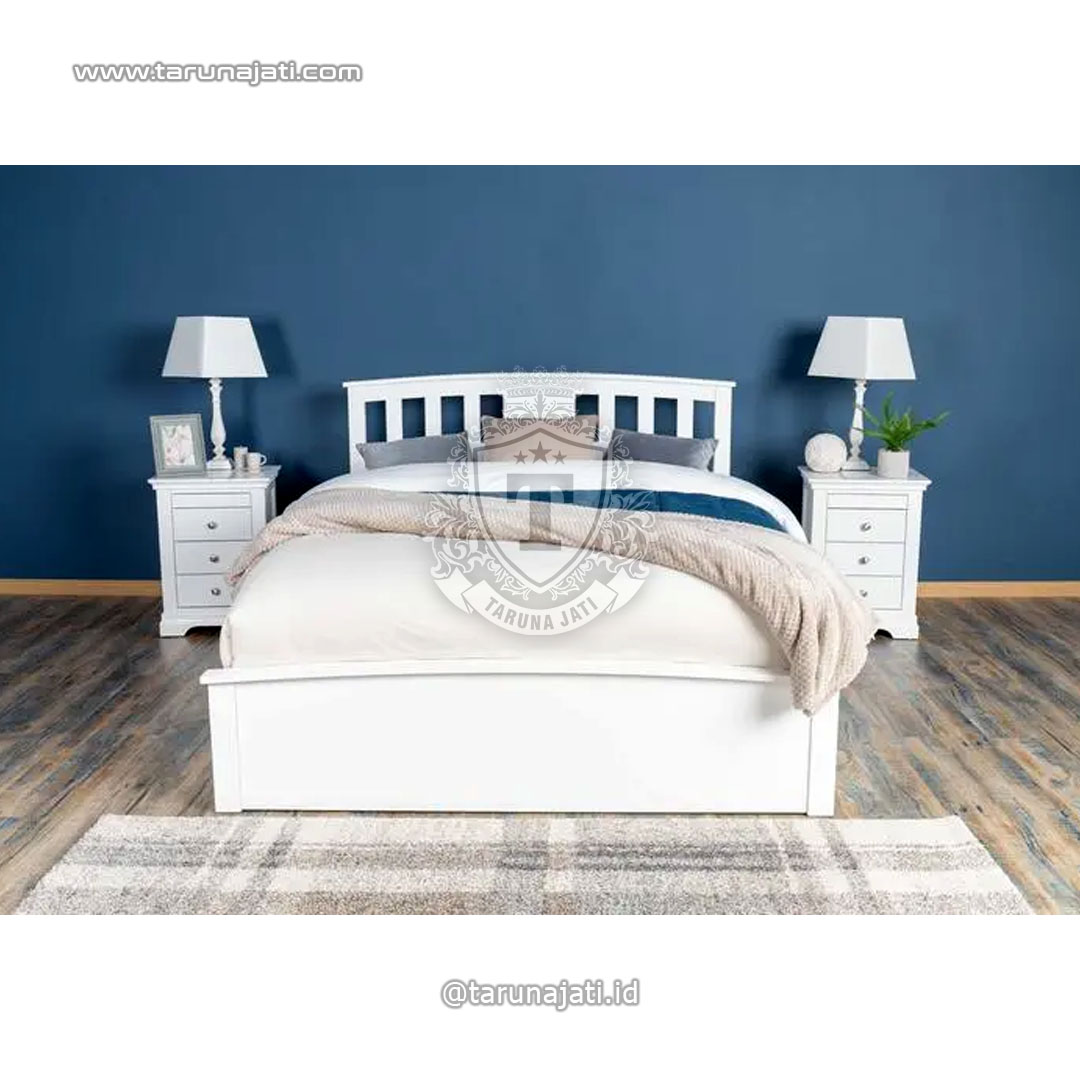 Tempat Tidur Minimalis Modern Warna Putih Jari Tempat Tidur Minimalis Modern Warna Putih Jari