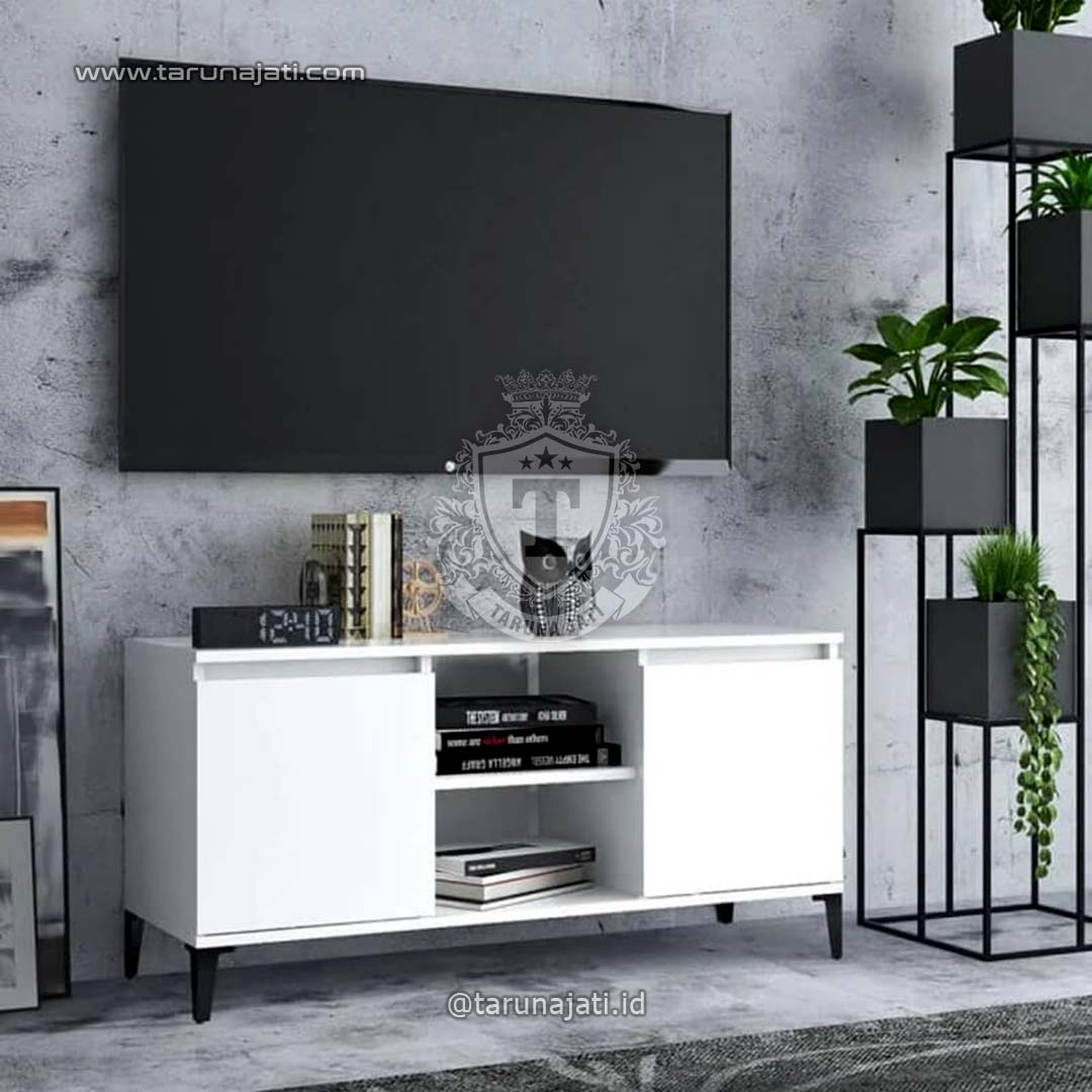 Bufet TV Putih Minimalis Terbaru Stenying Bufet TV Putih Minimalis Terbaru Stenying