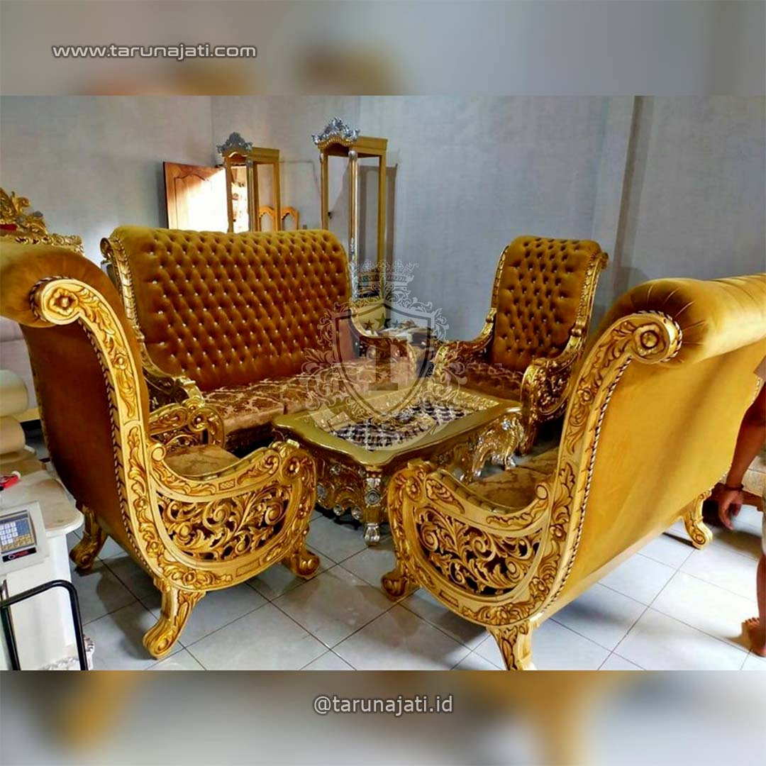 Kursi Tamu Mewah Jati Terbaru Model Rafi Kursi Tamu Mewah Jati Terbaru Model Rafi