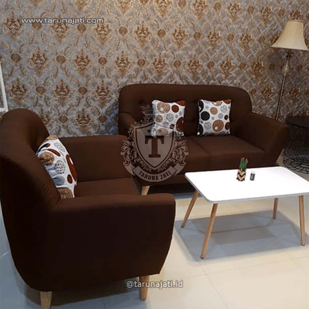 Sofa Minimalis Modern Brown