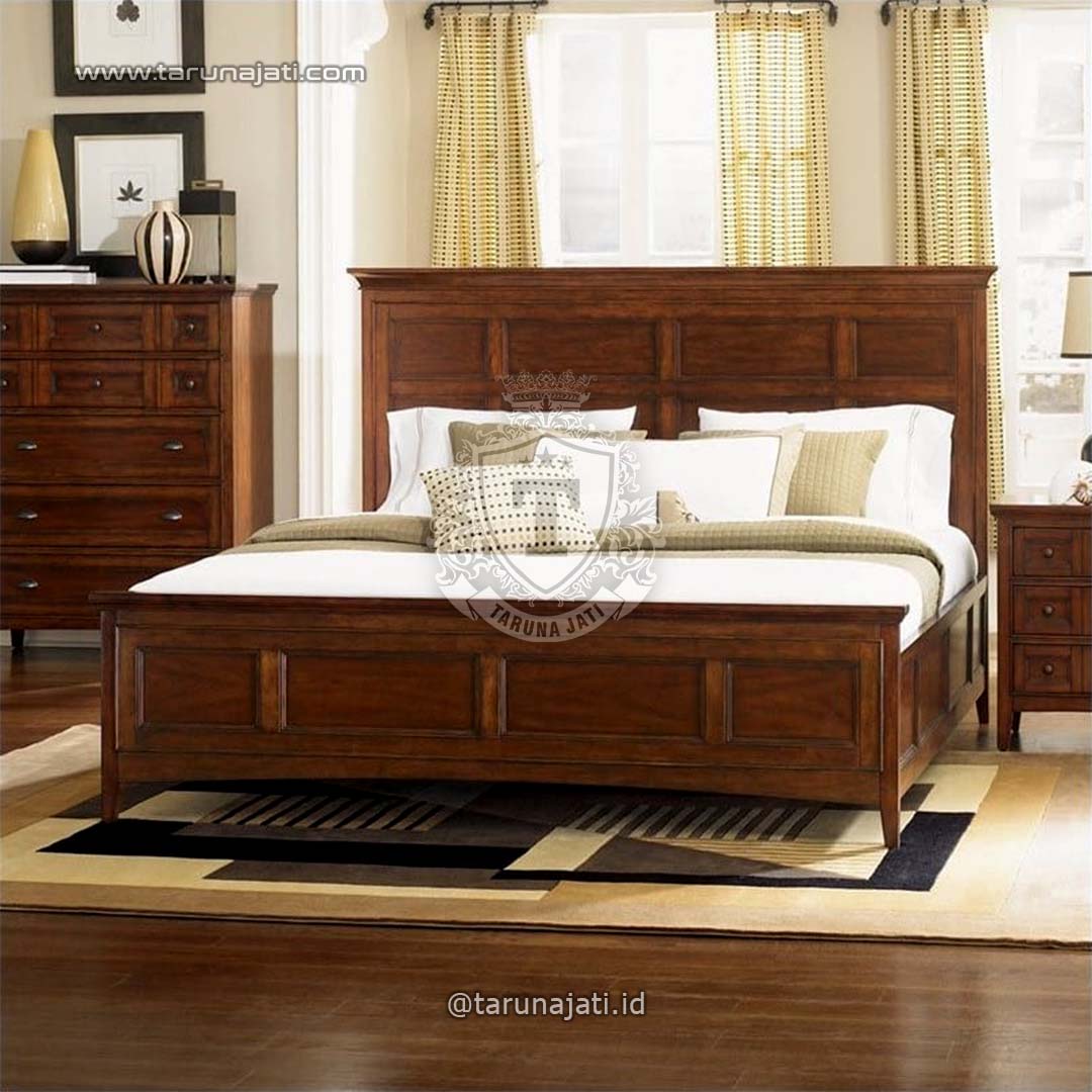 Tempat Tidur Jati Brown Terbaru Tempat Tidur Jati Brown Terbaru