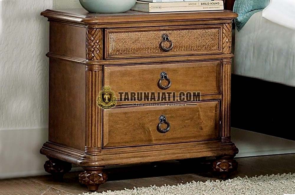 Nakas Jati Tiga Laci 2