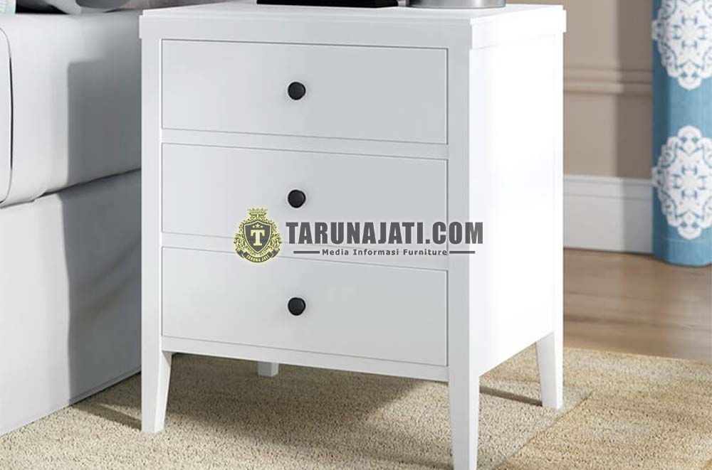 Nakas Minimalis Modern Warna Putih 2 Nakas Minimalis Modern Warna Putih 2