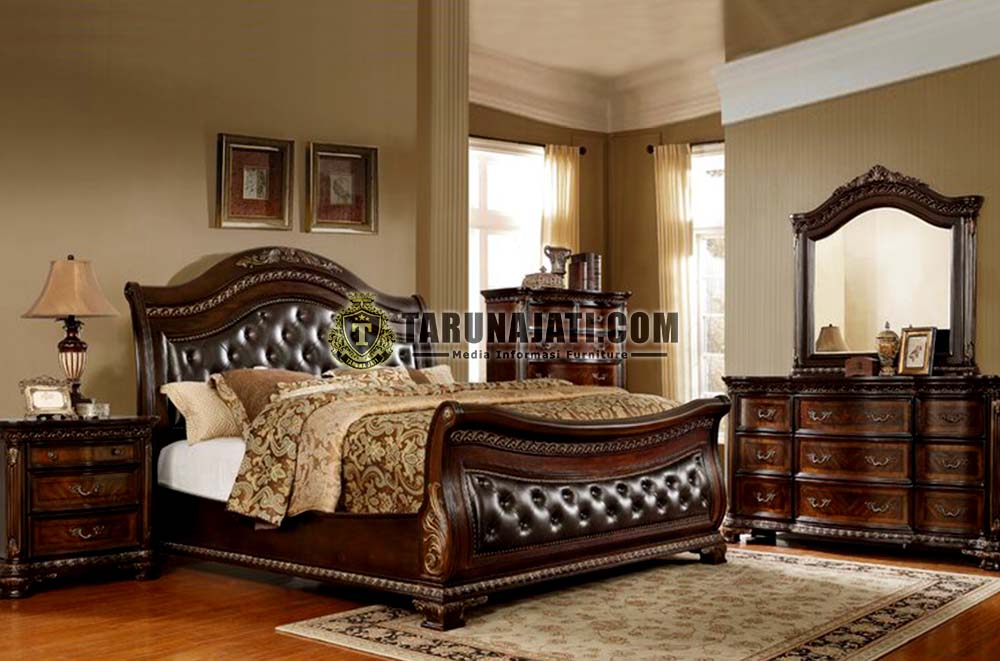 Set Kamar Kayu Jati Modern 2 Set Kamar Kayu Jati Modern 2