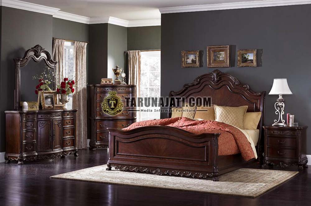Set Kamar Tidur Jati Mewah 2