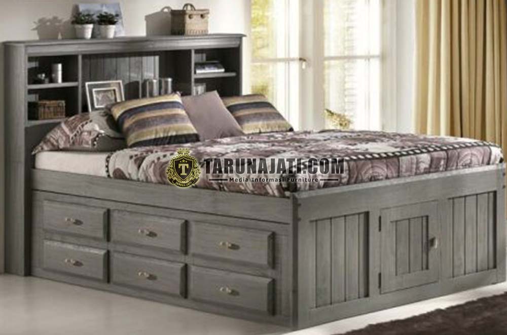 Tempat Tidur Minimalis Berlaci 3