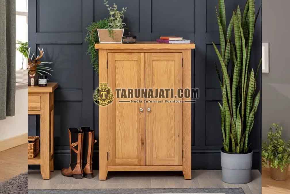 Lemari Sepatu Kayu Jati Minimalis 2 Pintu Model Modern Lemari Sepatu Kayu Jati Minimalis 2 Pintu Model Modern