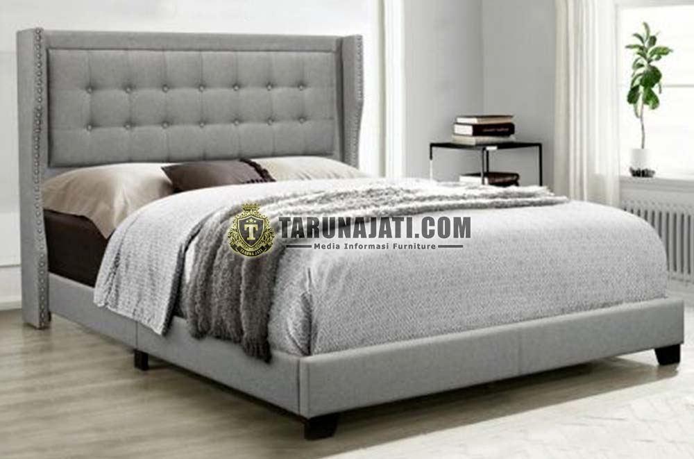Tempat Tidur Minimalis Kayu Jati Model Simple 3