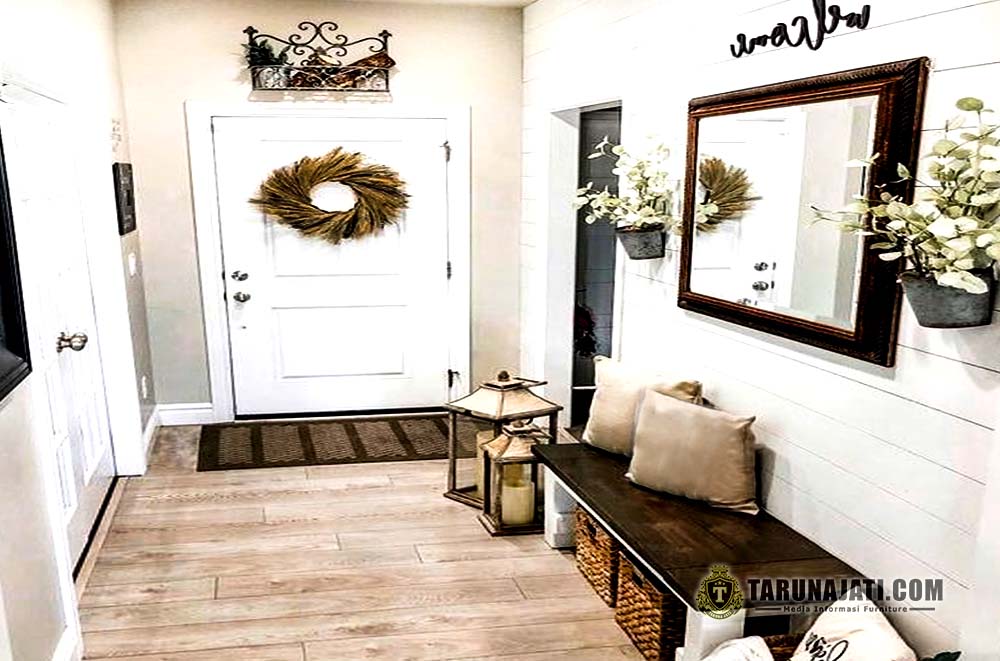 Lorong Rumah Dengan Sentuhan Rustik Lorong Rumah Dengan Sentuhan Rustik