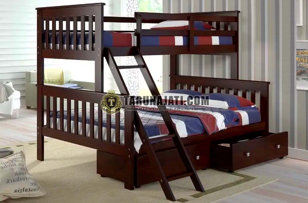 Dipan Anak Tingkat Kayu Jati 3