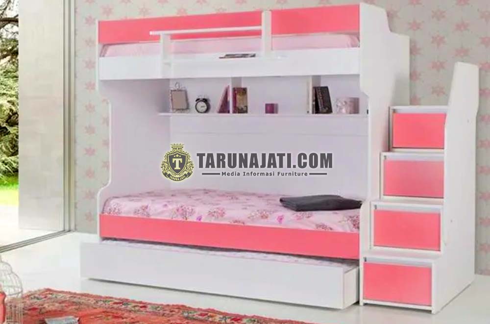 Tempat Tidur Tingkat Kayu Minimalis Anak 3 Tempat Tidur Tingkat Kayu Minimalis Anak 3