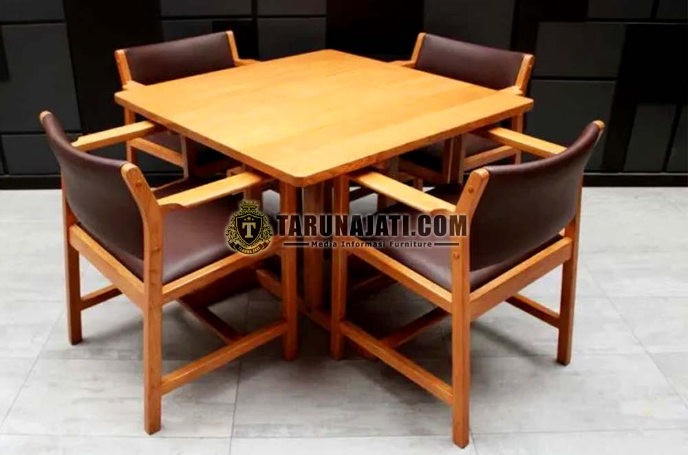 Kursi Meja Cafe Jati Minimalis Model Jok 3 Kursi Meja Cafe Jati Minimalis Model Jok 3