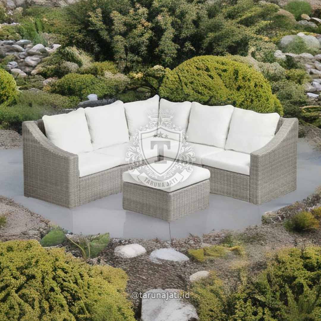 Kursi Tamu Rotan Minimalis Modern Rooftop Kursi Tamu Rotan Minimalis Modern Rooftop